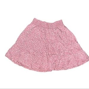 Hollister Ultra High-Rise Pink Floral Skirt